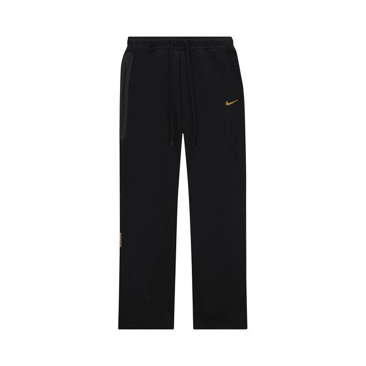 NOCTA TECH FLEECE BLACK/GOLD OPEN HEM (SIZE UP TWICE)