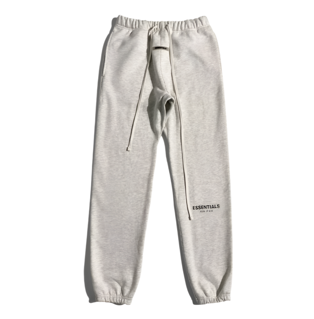 ESSENTIALS TRACKSUIT BOTTOM LIGHT GREY