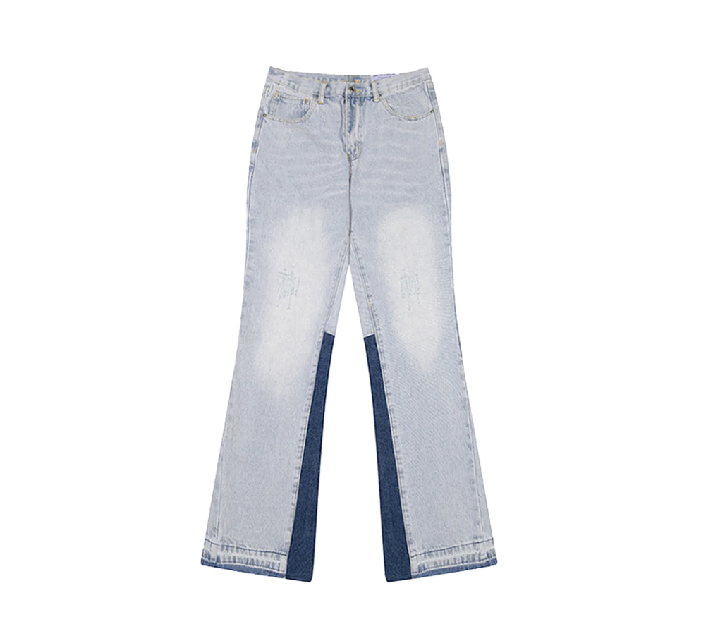 GALLERY DEPT FLARED JEANS LIGHT BLUE/NAVY