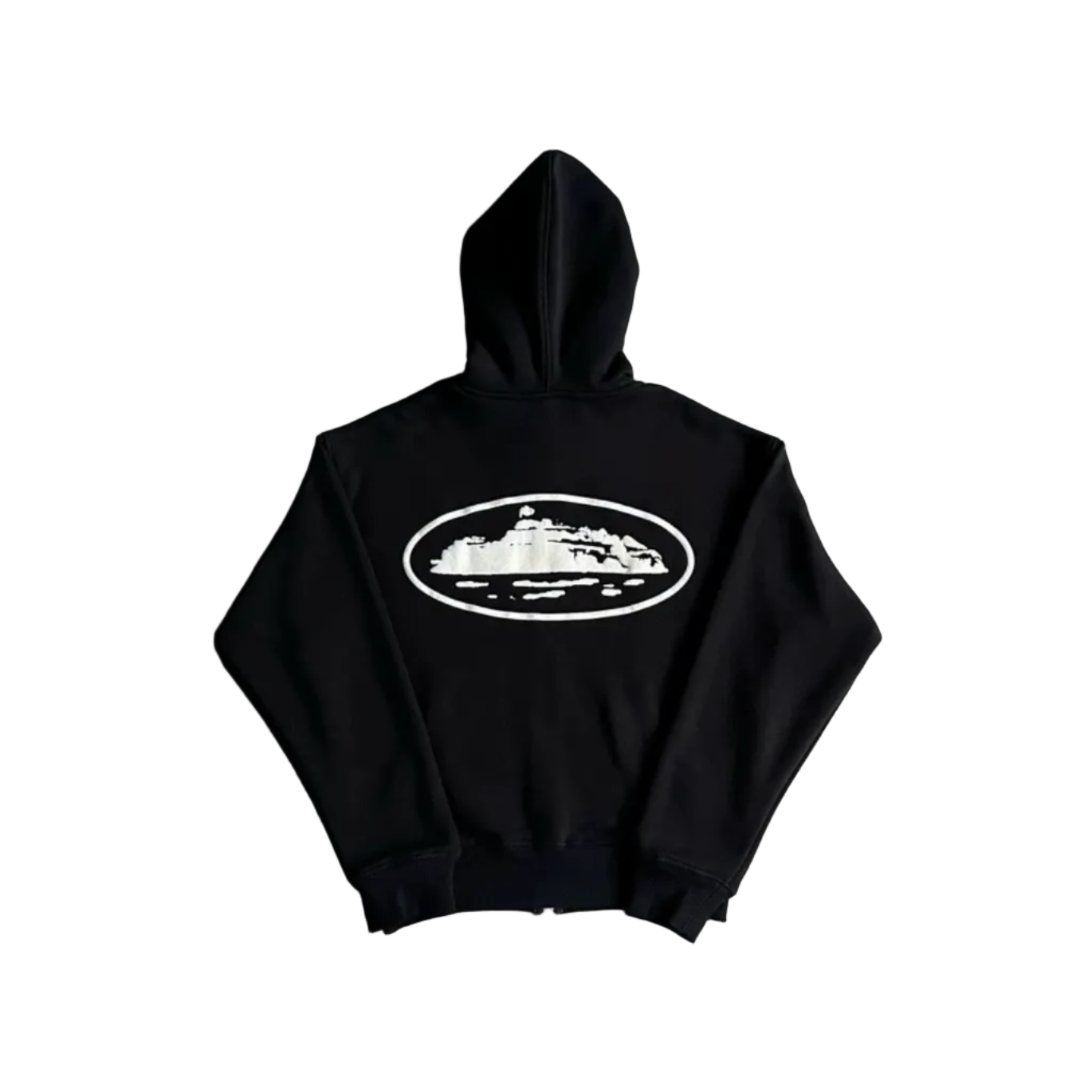 Corteiz zipup hoodie black