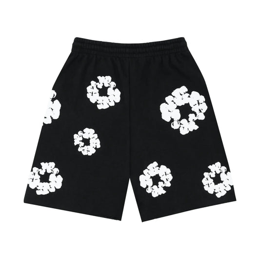 DENIM TEARS SHORTS BLACK/WHITE