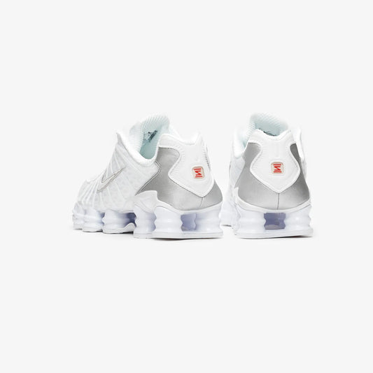 NIKE SHOX TL WHITE METALLIC SILVER