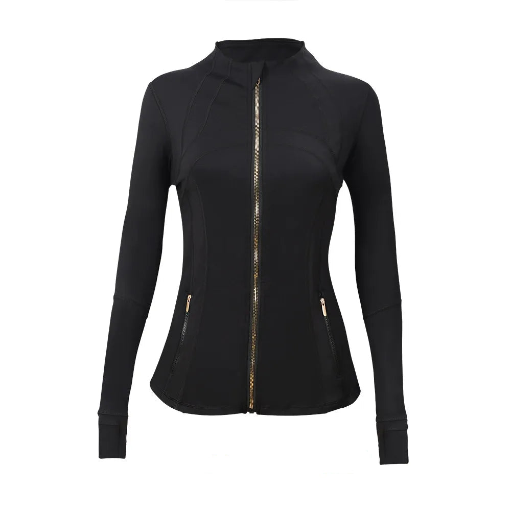 BLACK + GOLD ZIPPER