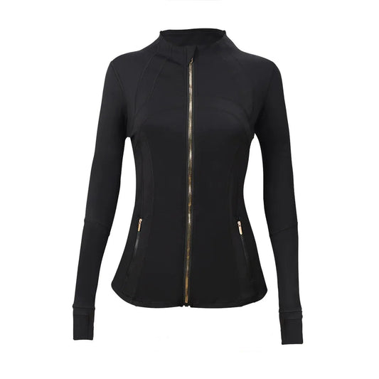 BLACK + GOLD ZIPPER