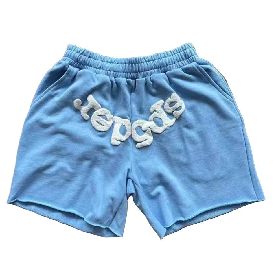 SP5DER SHORTS BLUE
