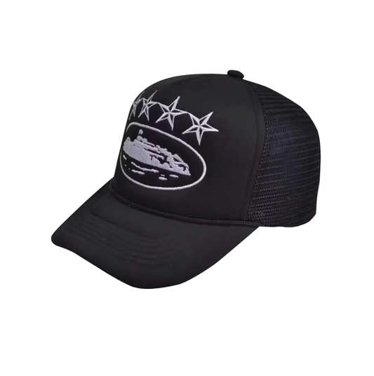 CORTEIZ BLACK 4 STAR CAP