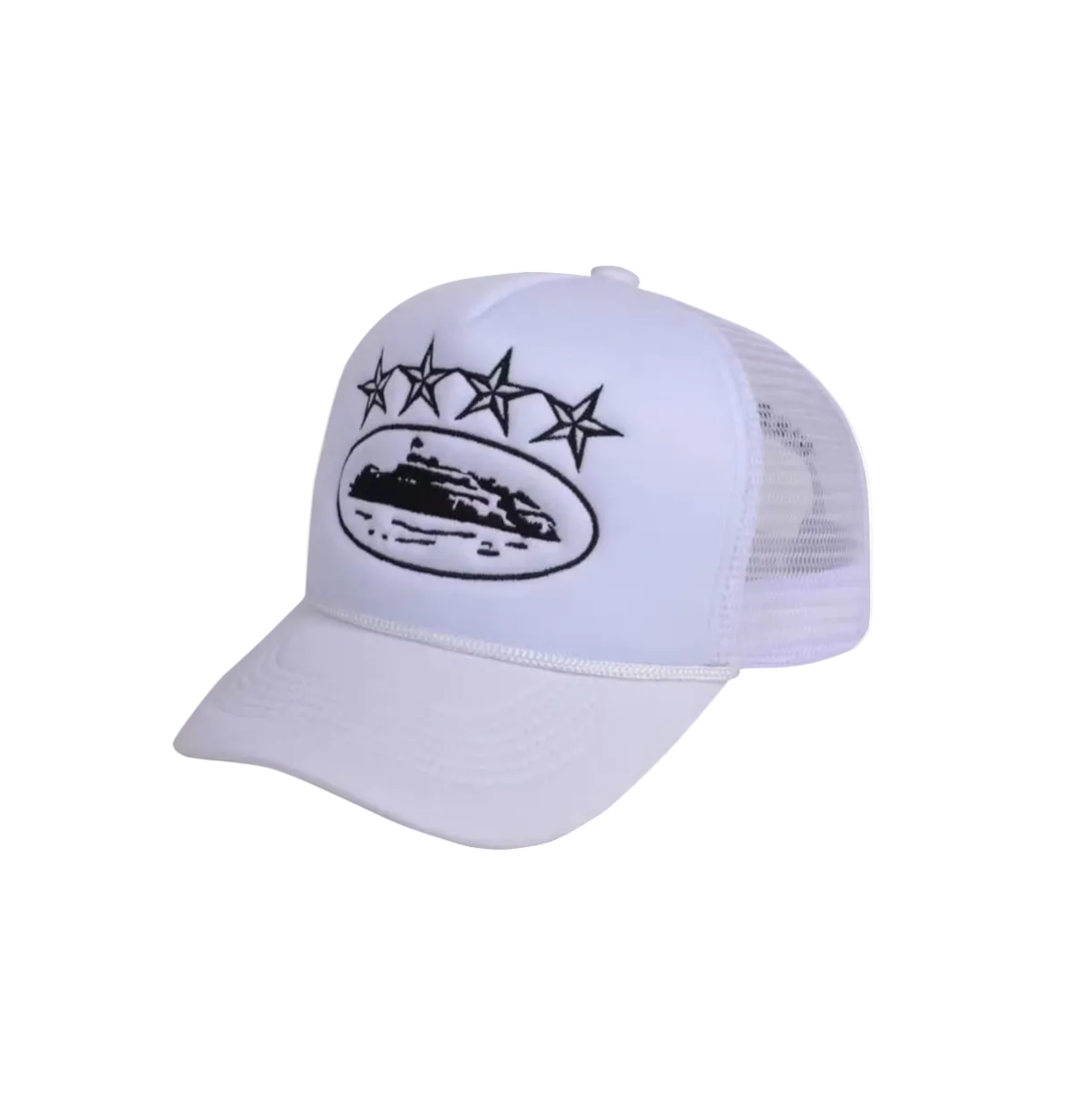 CORTEIZ WHITE 4 STAR HAT