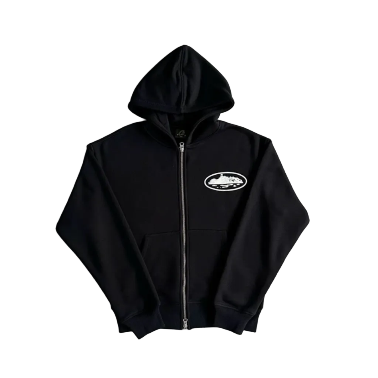 Corteiz zipup hoodie black