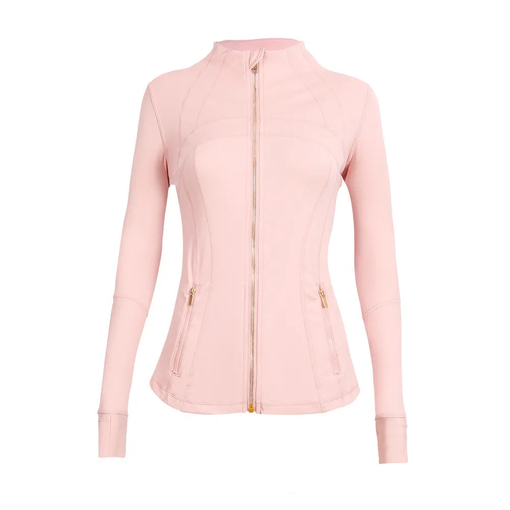 ROSE PINK + GOLD ZIPPER