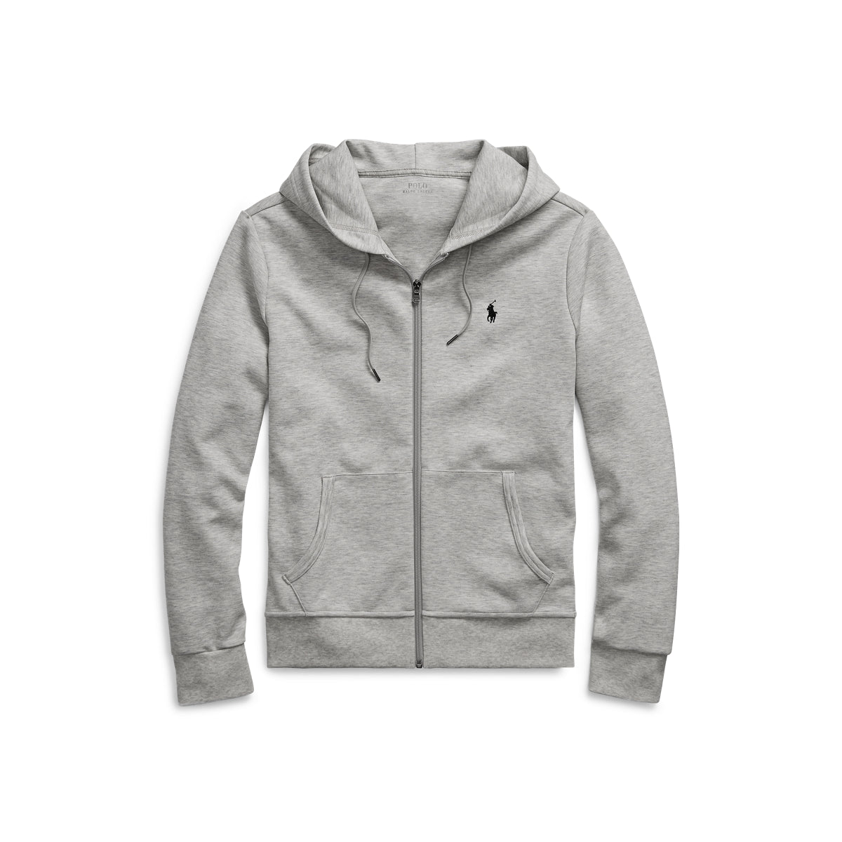 RALPH LAUREN ZIP UP HOODIE GREY (SIZE UP TWICE)