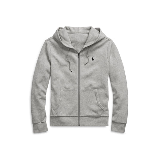 RALPH LAUREN ZIP UP HOODIE GREY (SIZE UP TWICE)