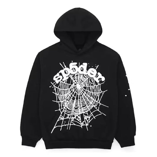 SP5DER HOODIE BLACK OG WEB